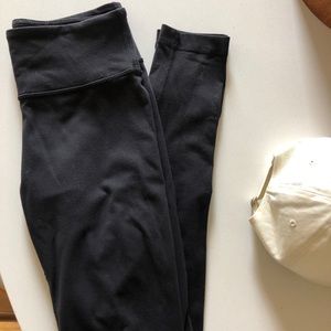 Black LULULEMON High Rise Black Leggings!!